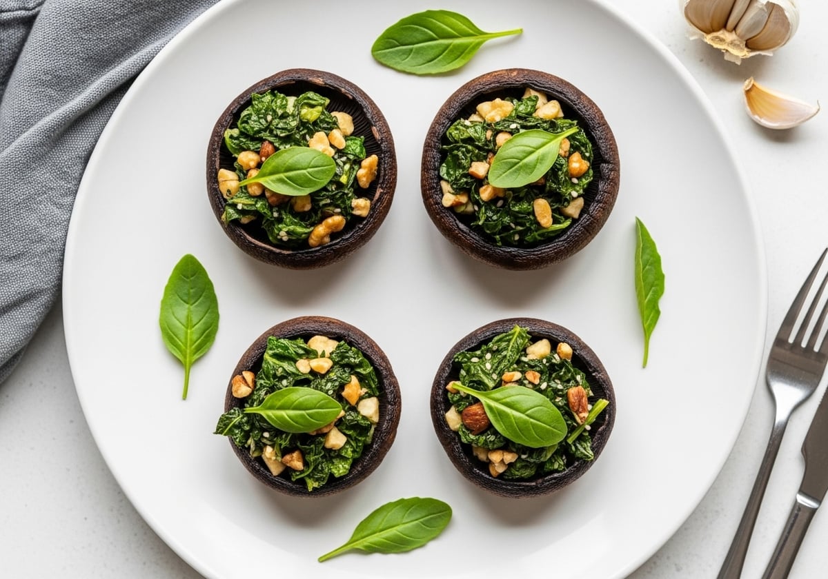 Anti-Inflammatory Stuffed Portobello Mushrooms - anti-inflammatory recipe