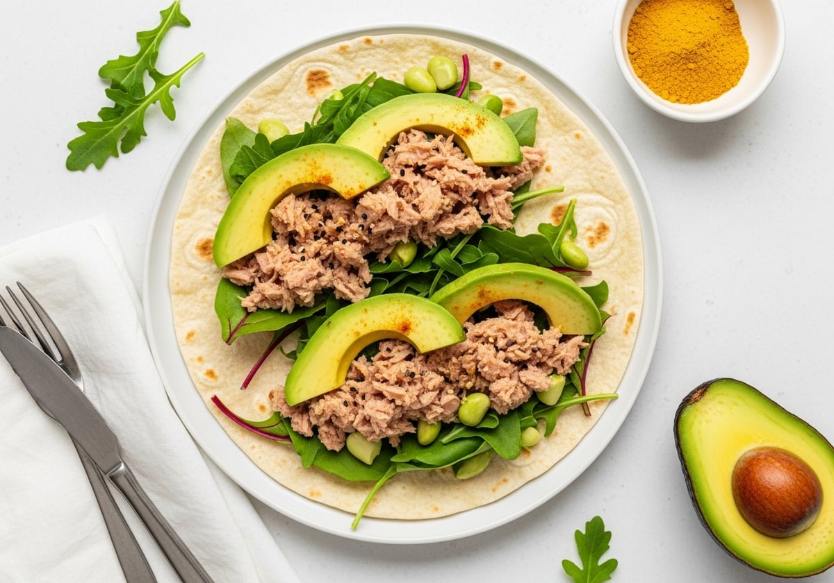 Avocado Tuna Wraps - anti-inflammatory recipe