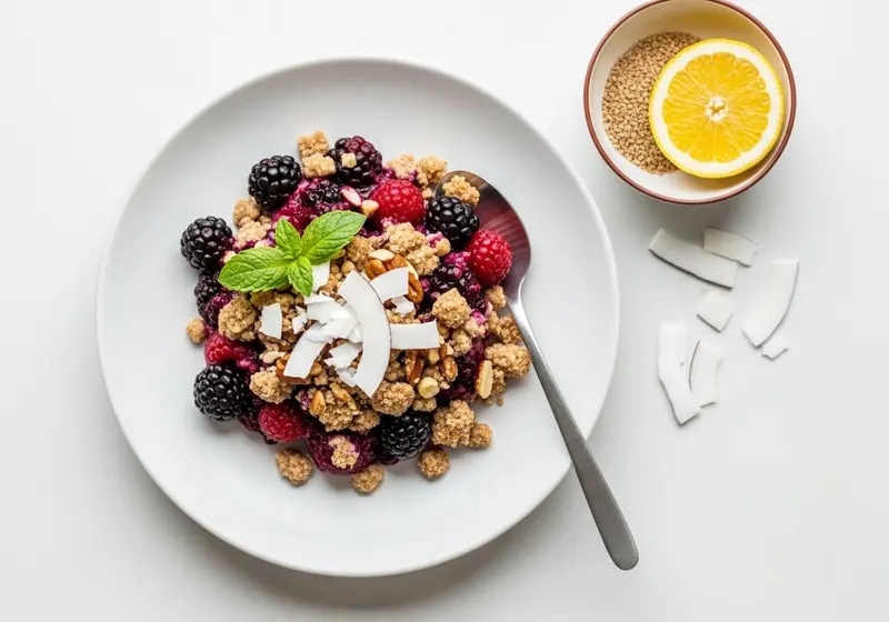Berry Coconut Crumble