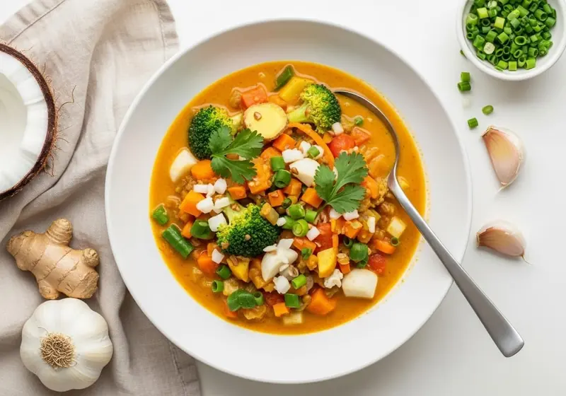 Coconut Curry Sweet Potato Soup