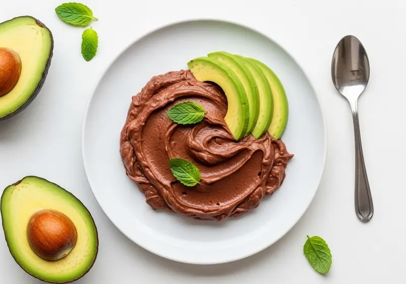 Dark Chocolate Avocado Mousse