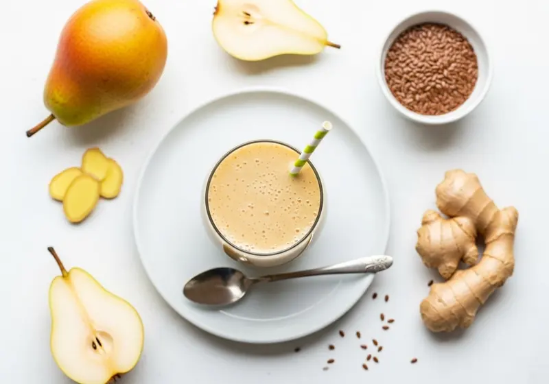 Ginger Pear Smoothie - anti-inflammatory recipe