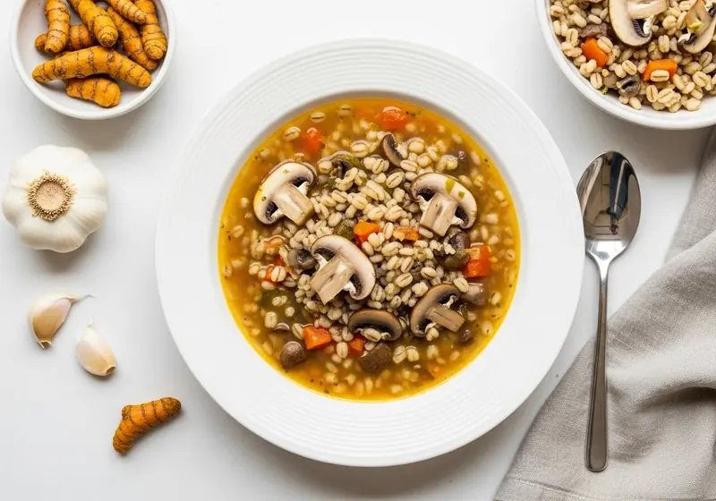 Mushroom Barley Soup