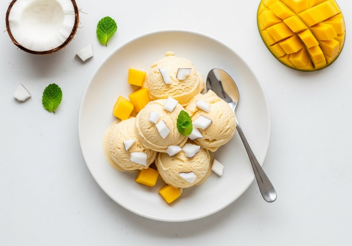 Coconut Mango Sorbet - anti-inflammatory recipe