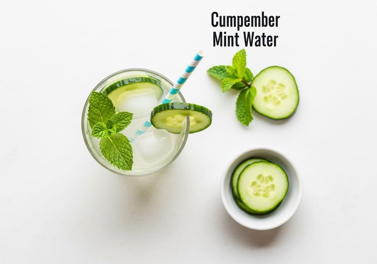 Cucumber Mint Water - anti-inflammatory recipe