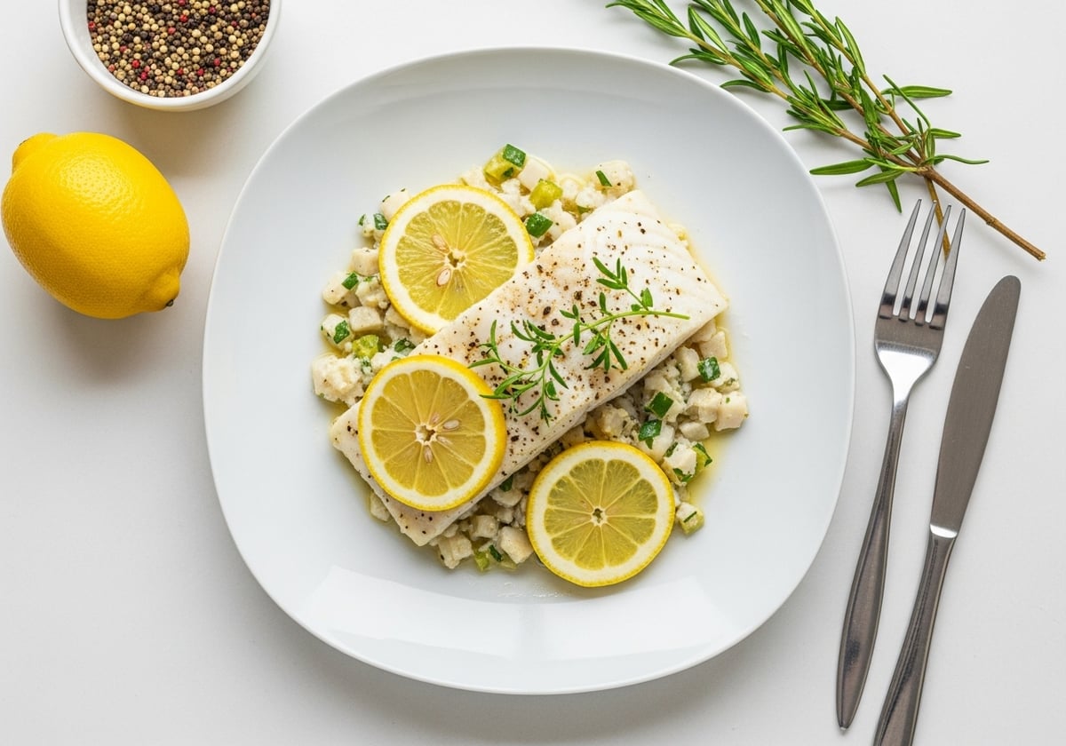 Lemon Herb Baked Cod - anti-inflammatory recipe