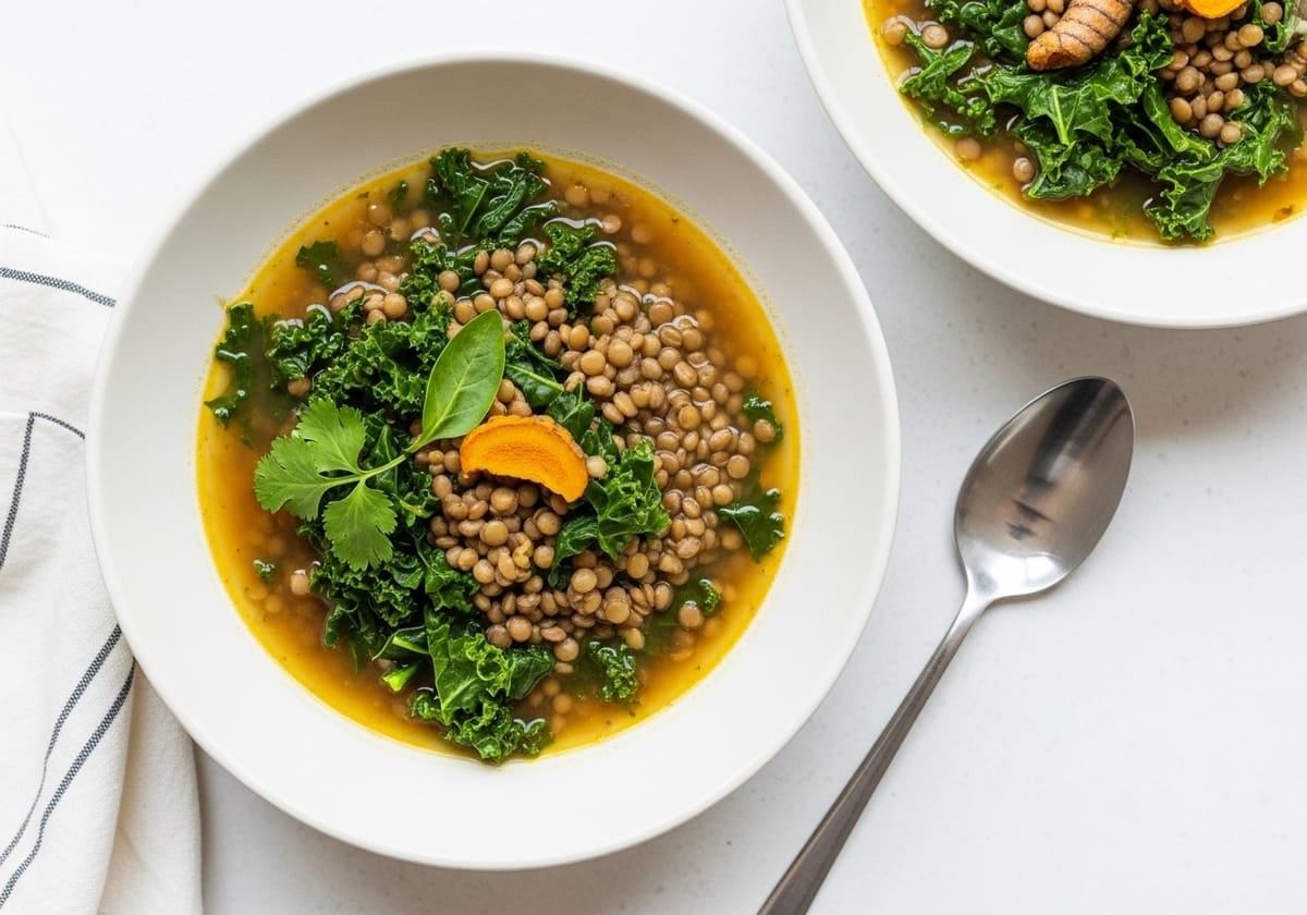 Lentil and Kale Soup - anti-inflammatory recipe