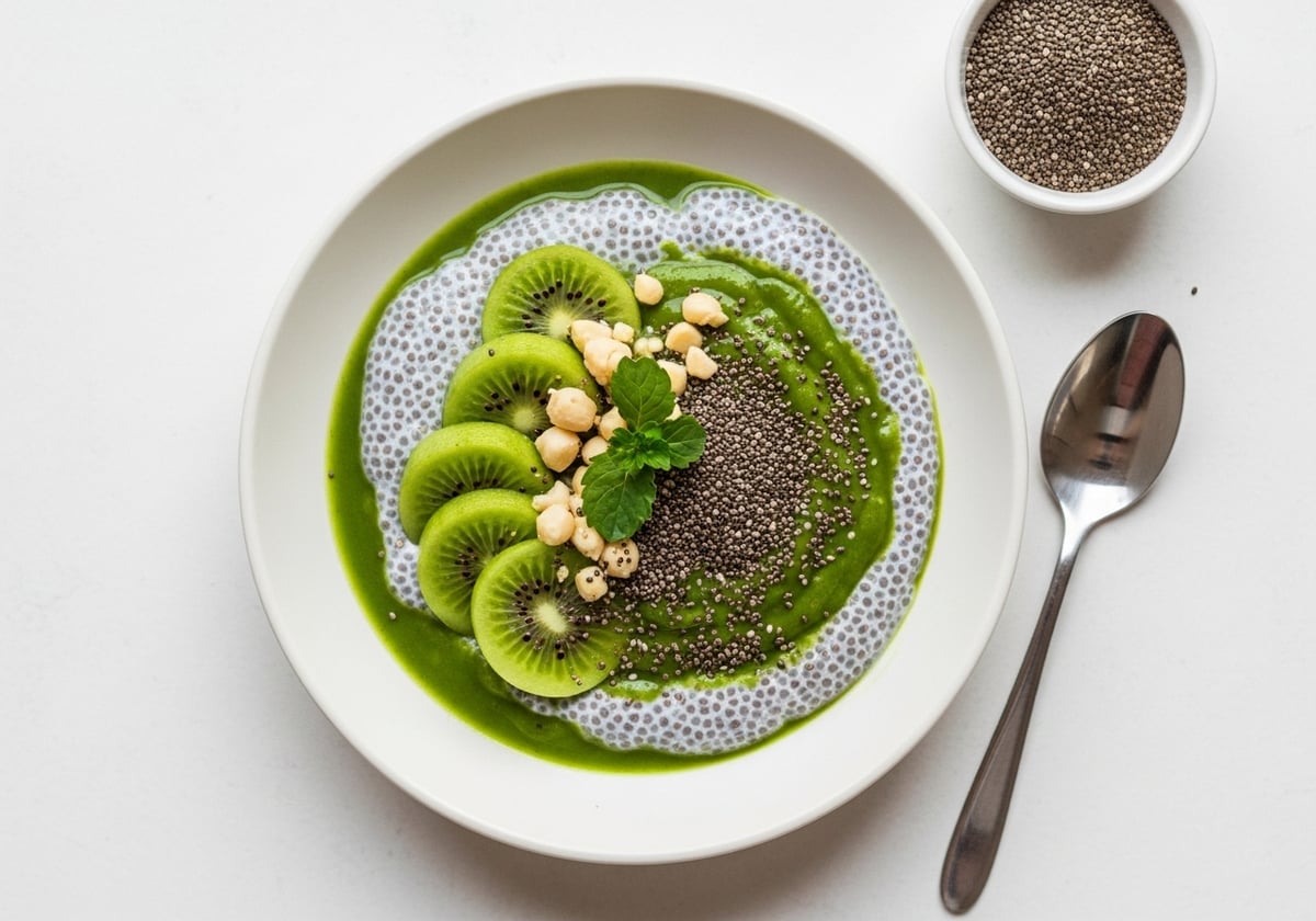 Matcha Chia Pudding - anti-inflammatory recipe