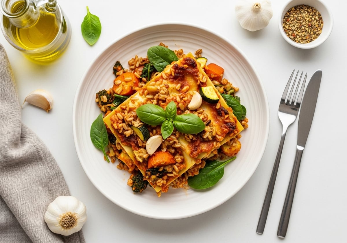 Mediterranean Vegetable Lasagna - anti-inflammatory recipe
