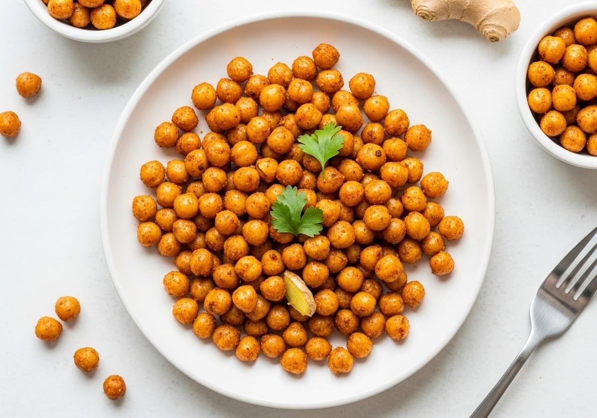 Spicy Roasted Chickpeas - anti-inflammatory recipe